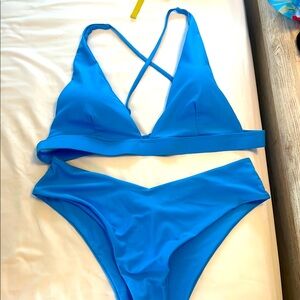 Vibrant Blue Bikini Set